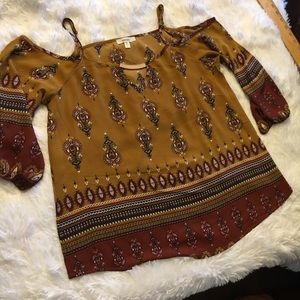 🌵 Meraki cold shoulder top